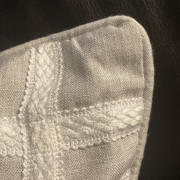 J. QUEEN NEW YORK, LAURELYNN Euro Sham, 26”x 26”, Dry Clean Only, Taupe NWT - Picture 7 of 8